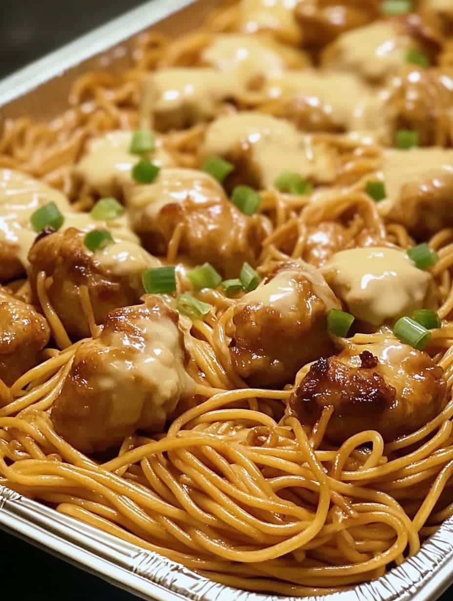Baked Chicken Chow Mein
