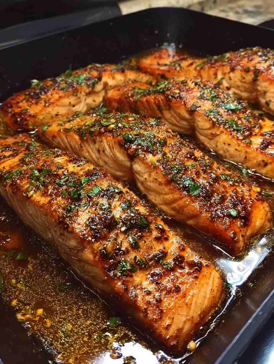 Cajun Honey Butter Salmon Easy Dinner Recipe