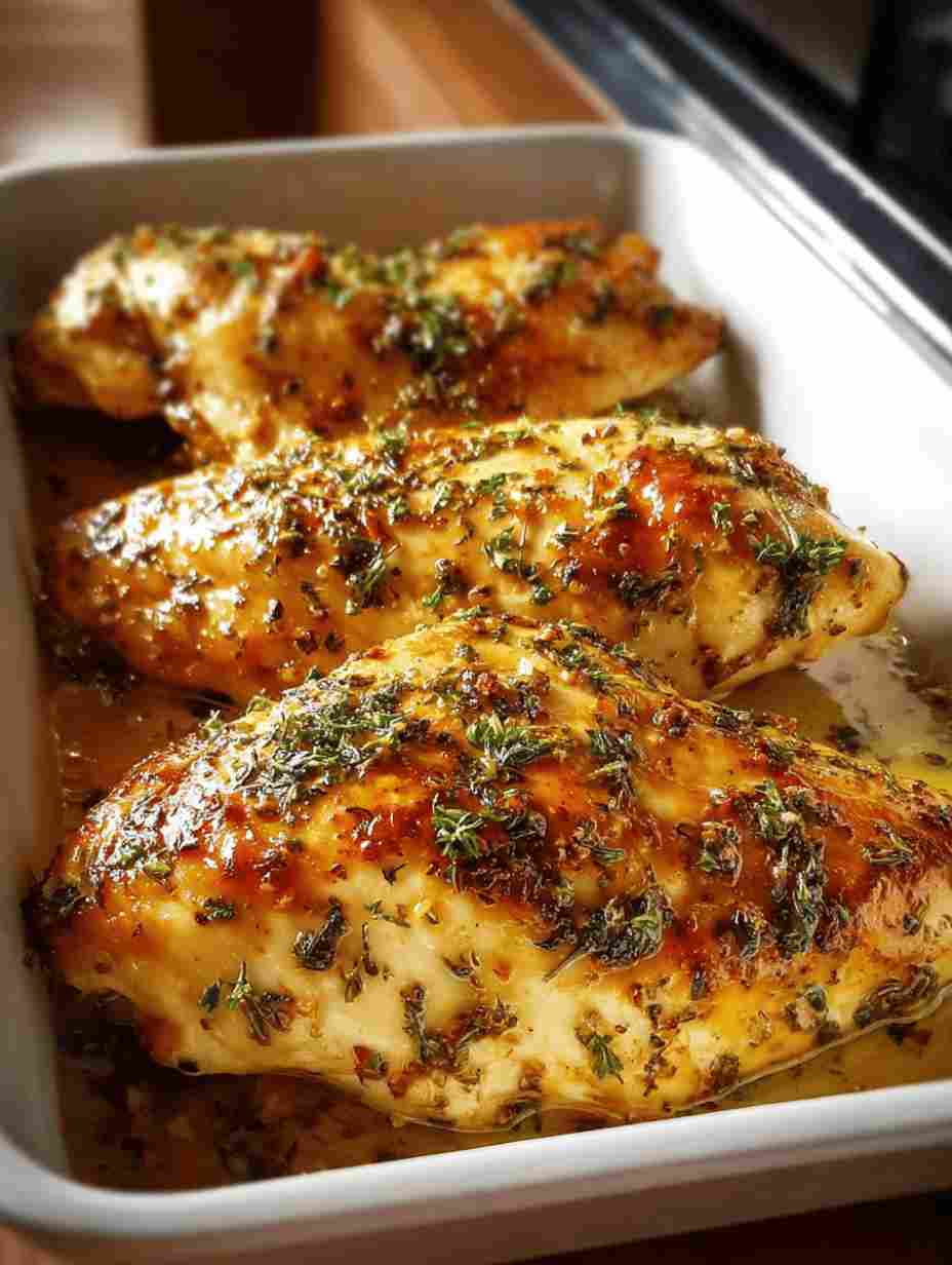 Easy Baked Chicken Breasts 