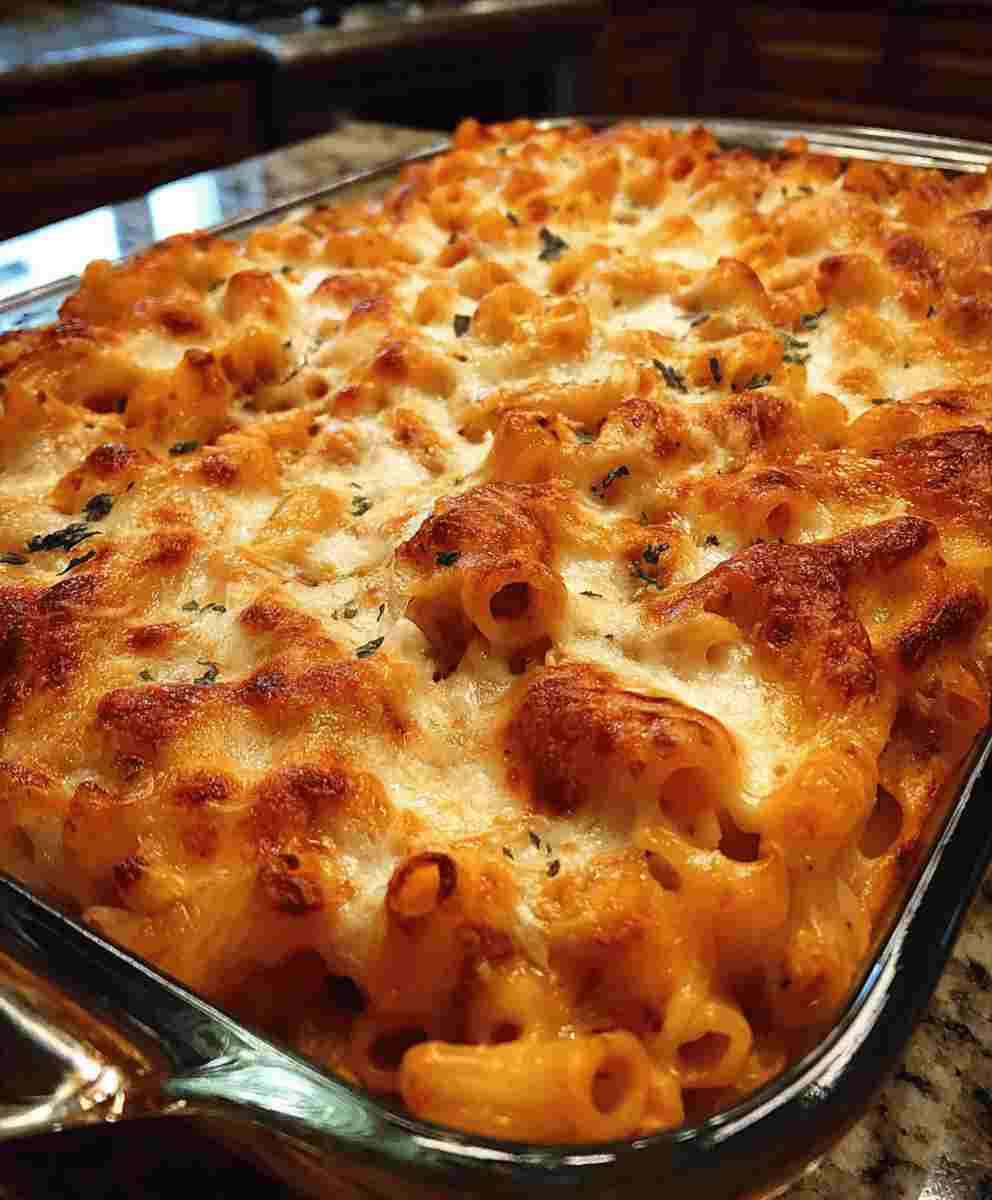 Easy Baked Pasta Casserole  Cheesy Comfort Food