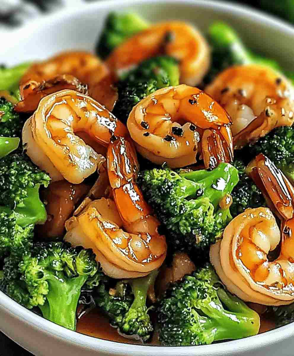 Stir-Fried Shrimp and Broccoli