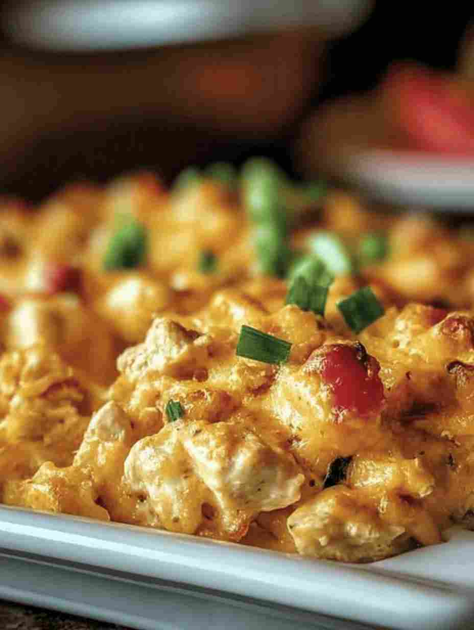 Creamy Chicken Casserole Bake  Cheesy Comfort Food