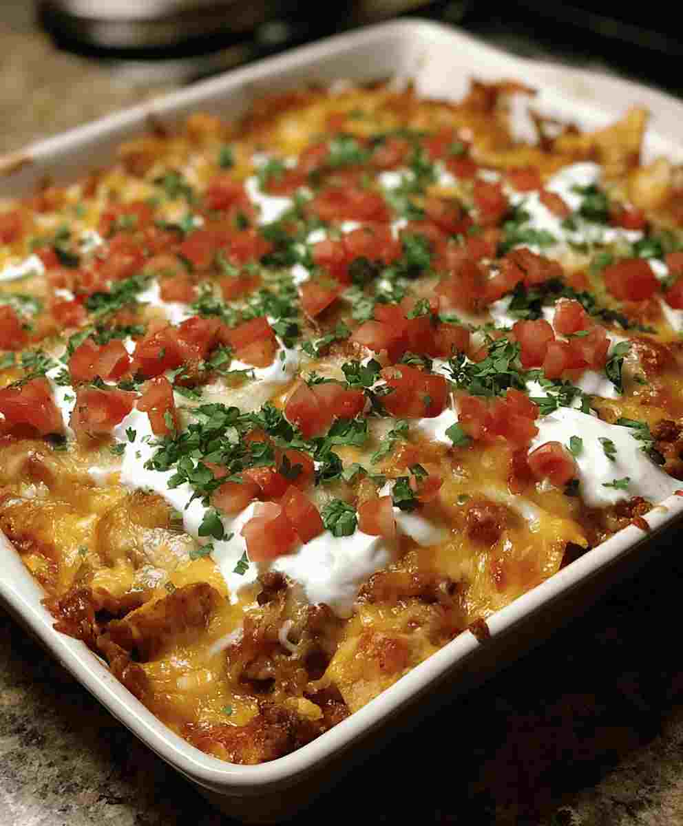 Mexican White Trash Casserole  Easy Cheesy Dinner