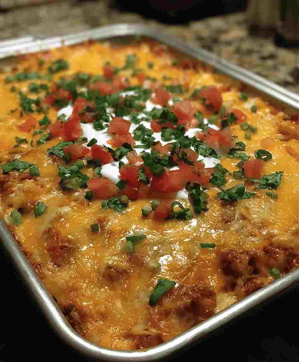 Mexican White Trash Casserole Easy Cheesy Dinner