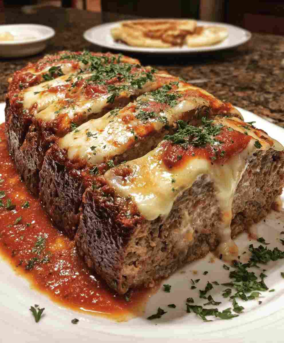 Mozzarella Stuffed Italian Meatloaf Cheesy Comfort Dinner