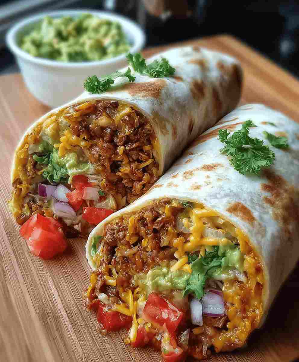 10 Minute Vegan Burrito Wraps