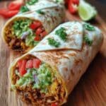 10 Minute Vegan Burrito Wraps