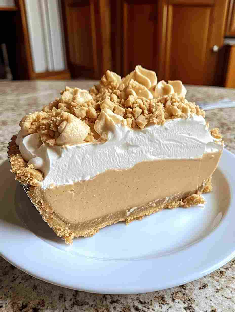 Amish Peanut Butter Cream Pie No Bake Dessert