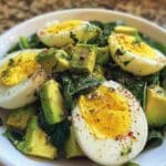 Avocado and Spinach Egg Salad