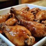 Caramelized Baked Chicken Legs or Wings Easy Dinner Idea
