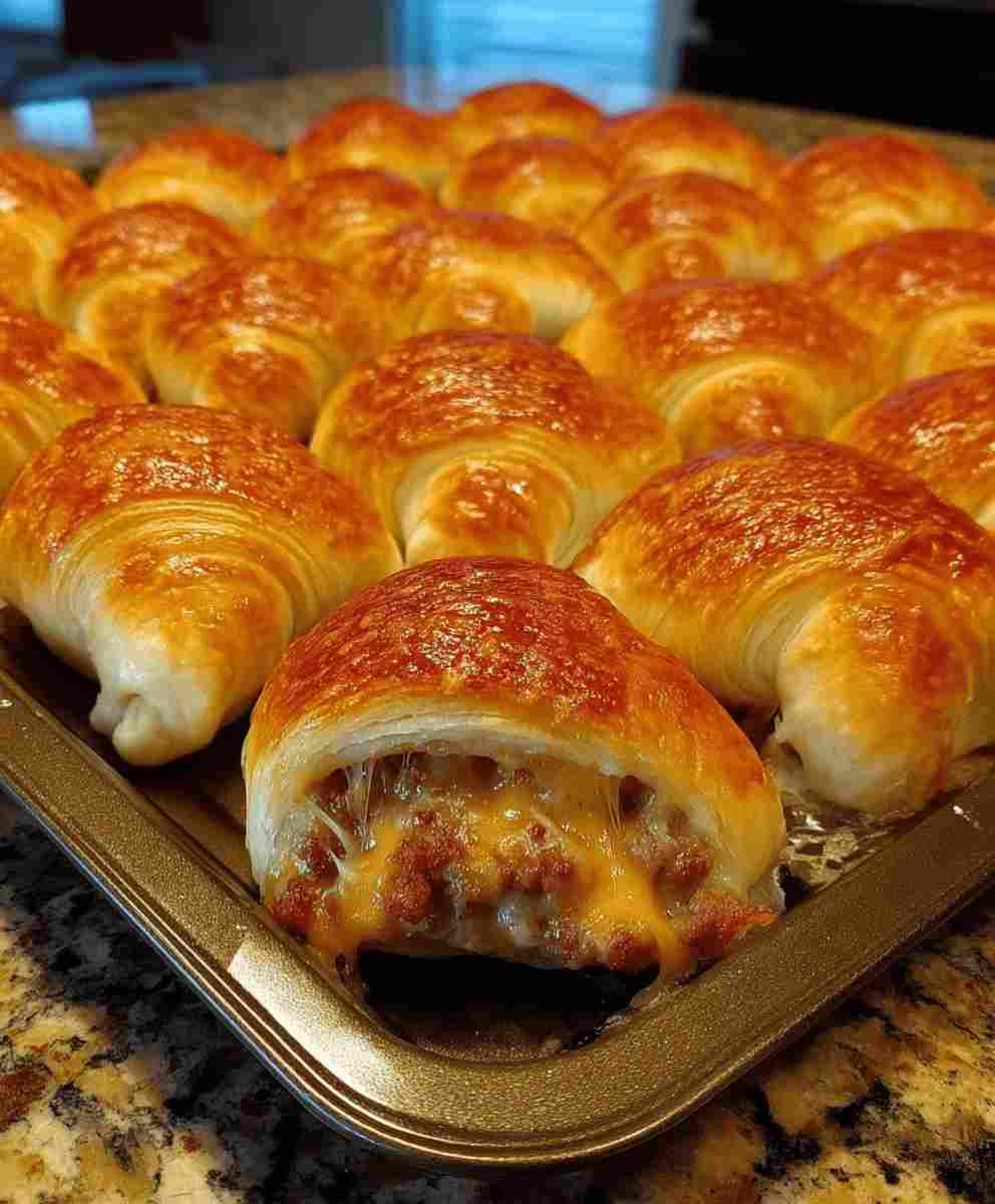 Cheesy Sausage Stuffed Crescents