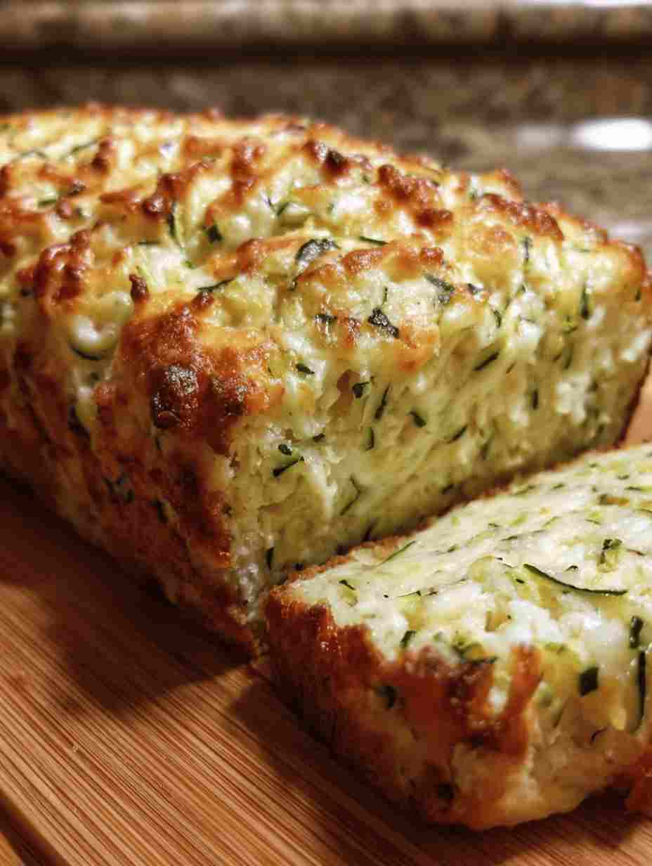 Cheesy Zucchini Bread Recipe