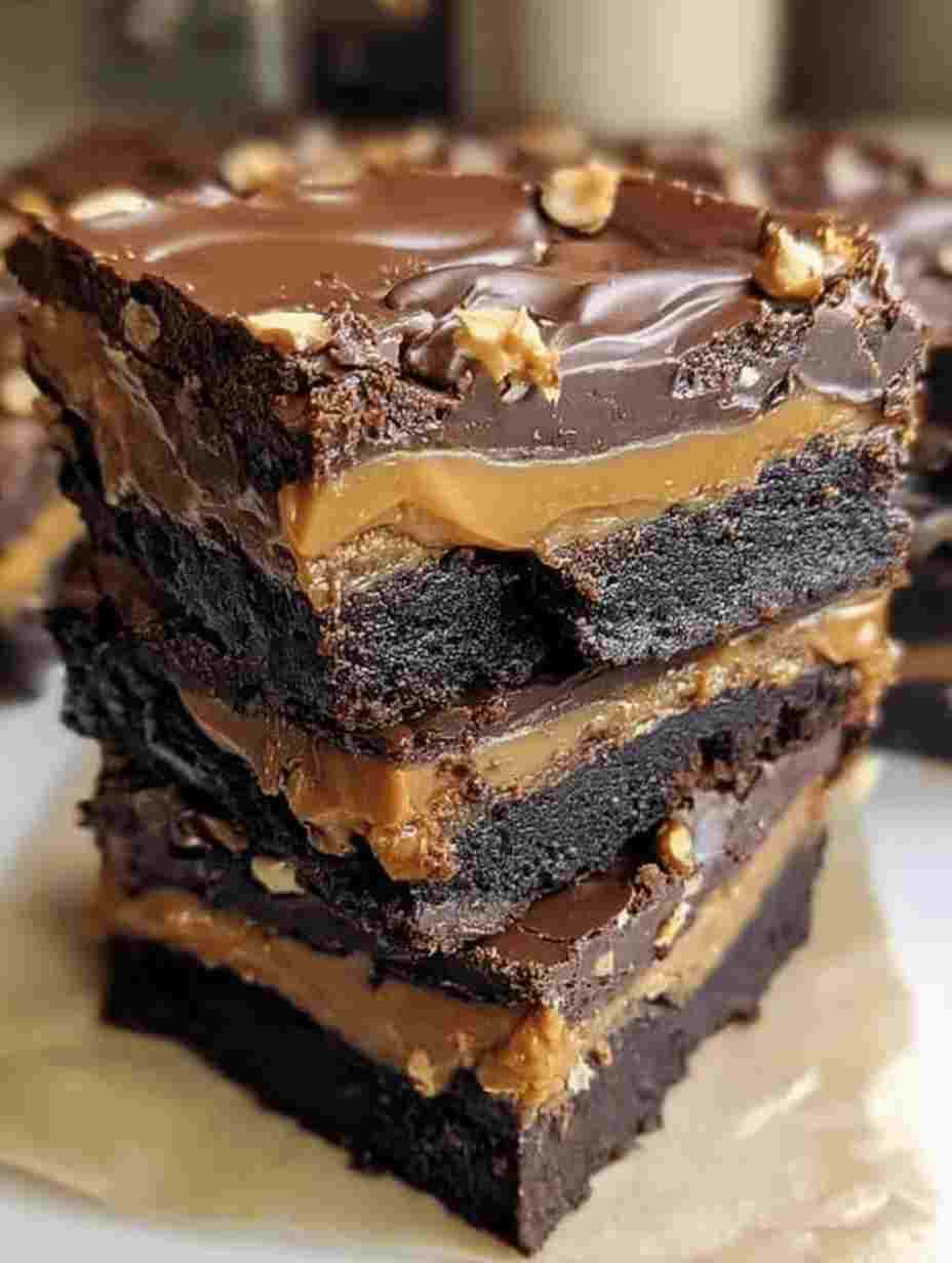 Chocolate Peanut Butter Brownie Bars