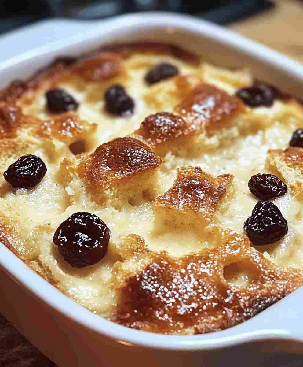 Cinnamon Raisin Bread Pudding 
