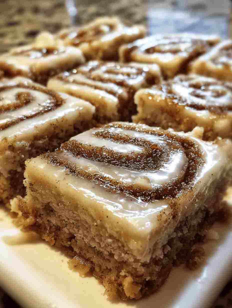 Cinnamon Roll Bliss Bars Easy Dessert Recipe