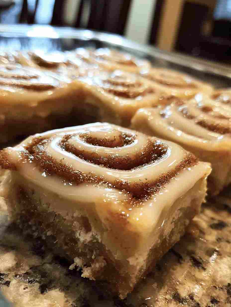 Cinnamon Roll Bliss Bars Easy Dessert Recipe
