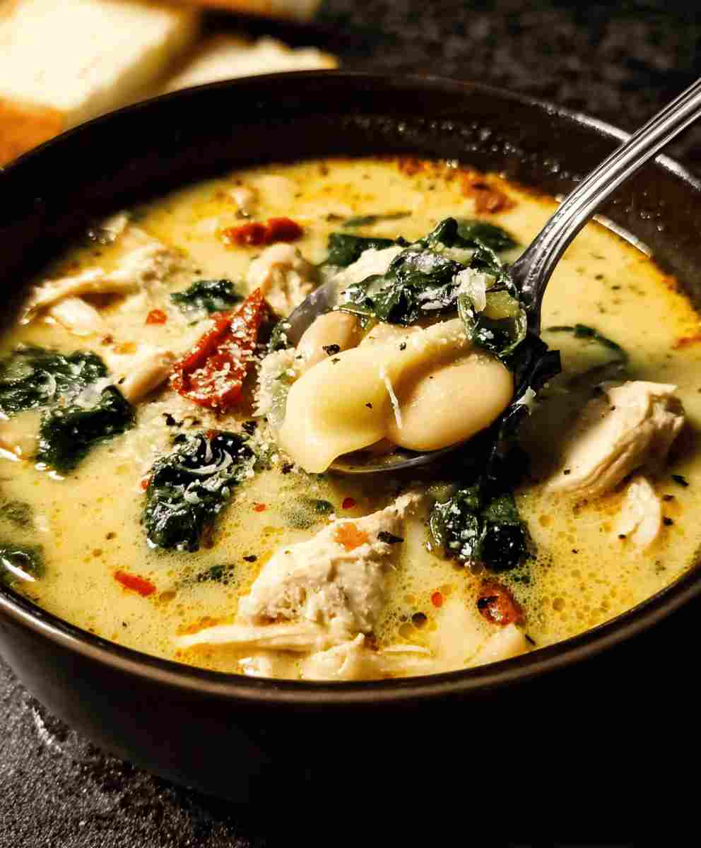 Creamy Tuscan Chicken Soup Recipe