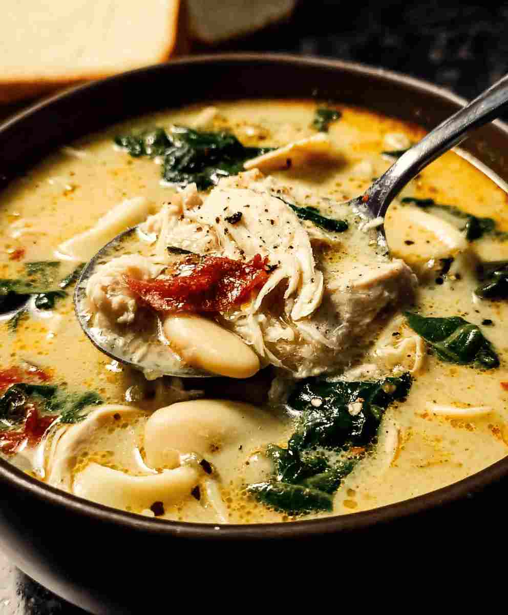 Creamy Tuscan Chicken Soup Recipe