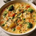 Creamy Veggie Pot Pie Soup