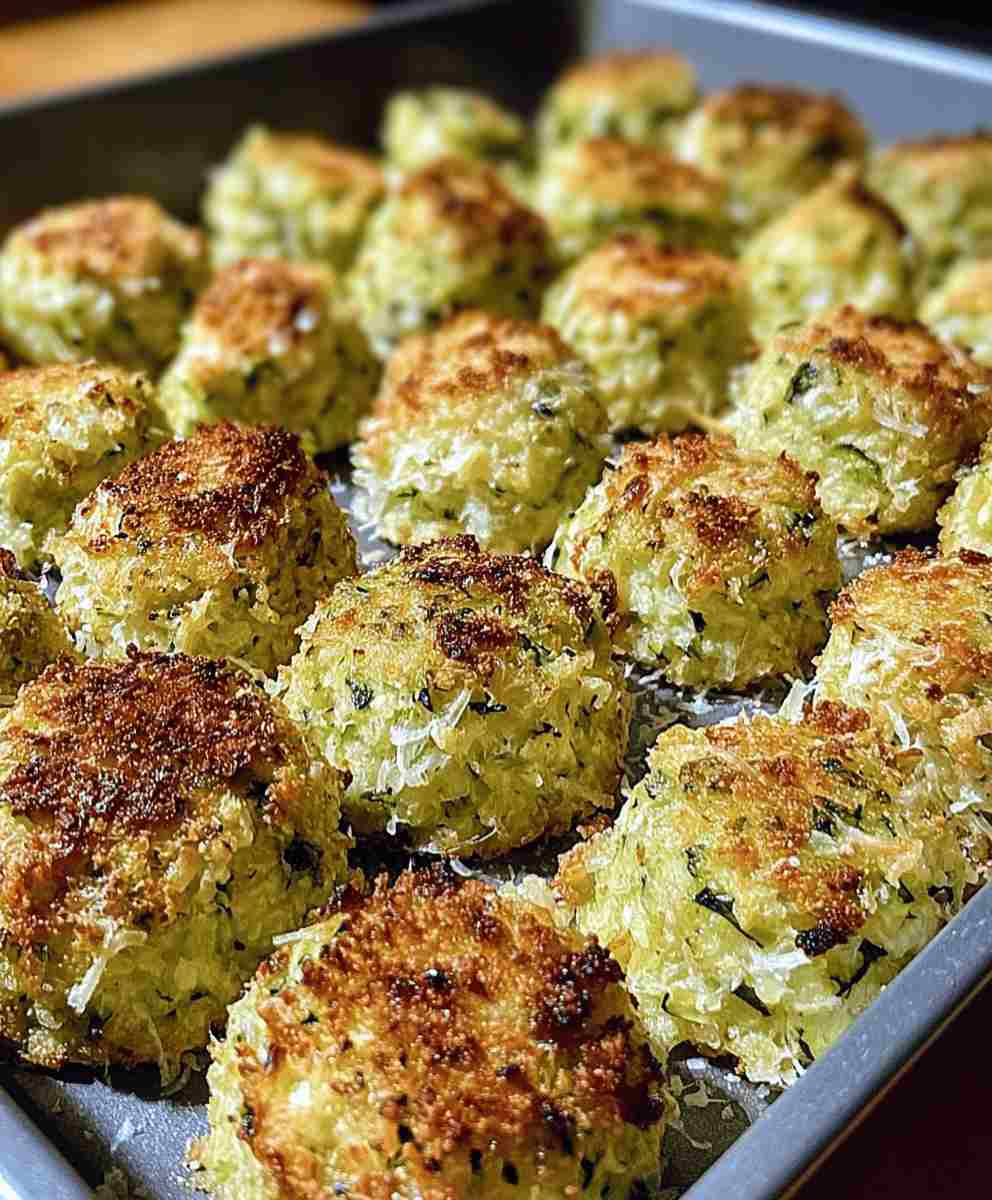 Crispy Zucchini Garlic Bites