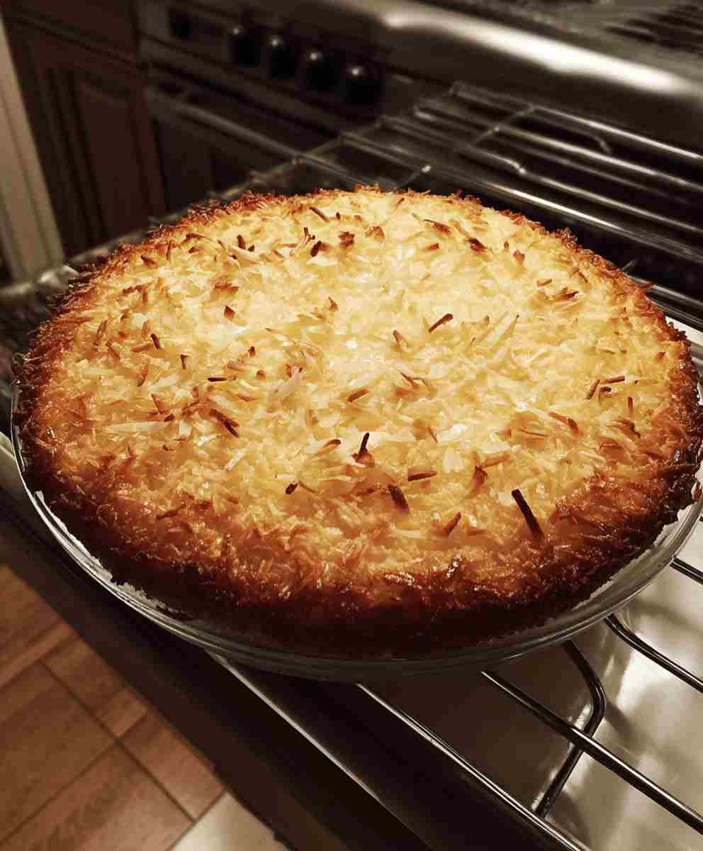 Crustless Coconut Pie Recipe