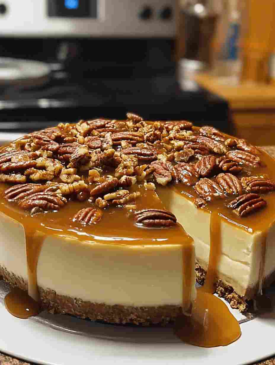 Elegant Caramel Pecan Cheesecake Recipe