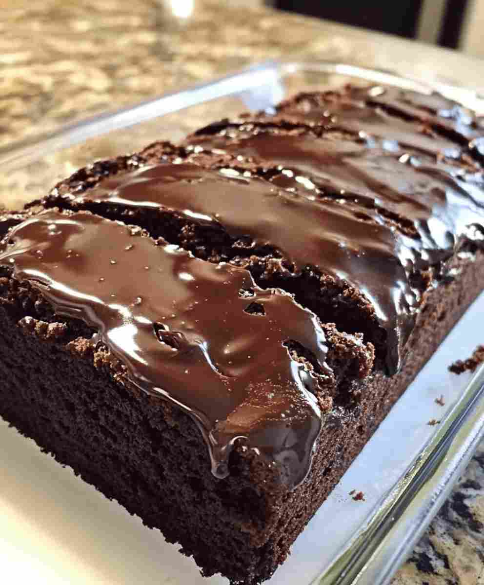Fudge Brownie Bread Rich and Gooey Chocolate Loaf