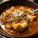 Hearty Beef Lasagna Soup Recipe