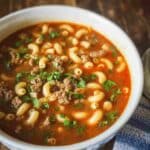 Hearty Beef and Macaroni Soup Recipe