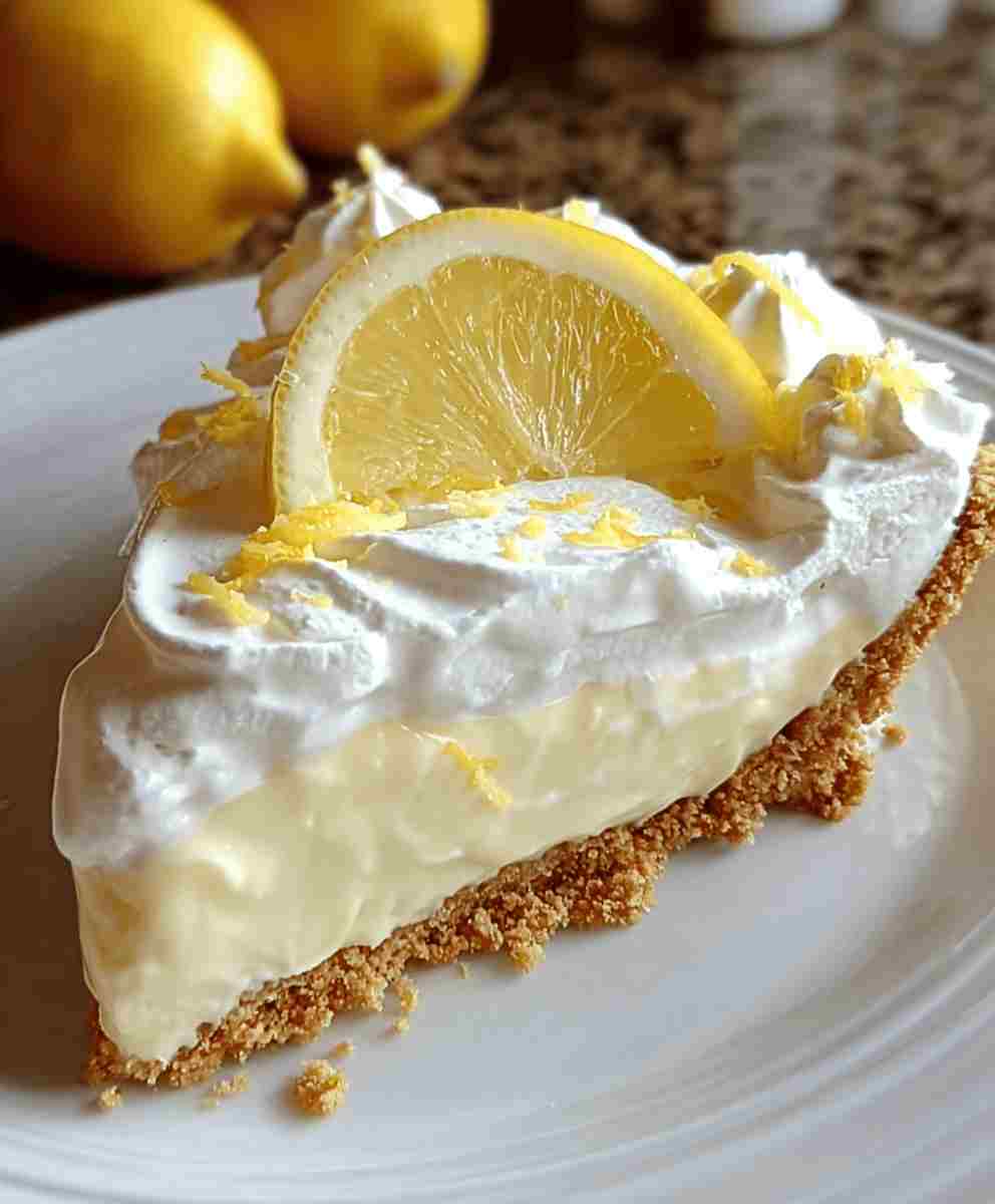 No-Bake Cream Cheese Lemonade Pie Recipe
