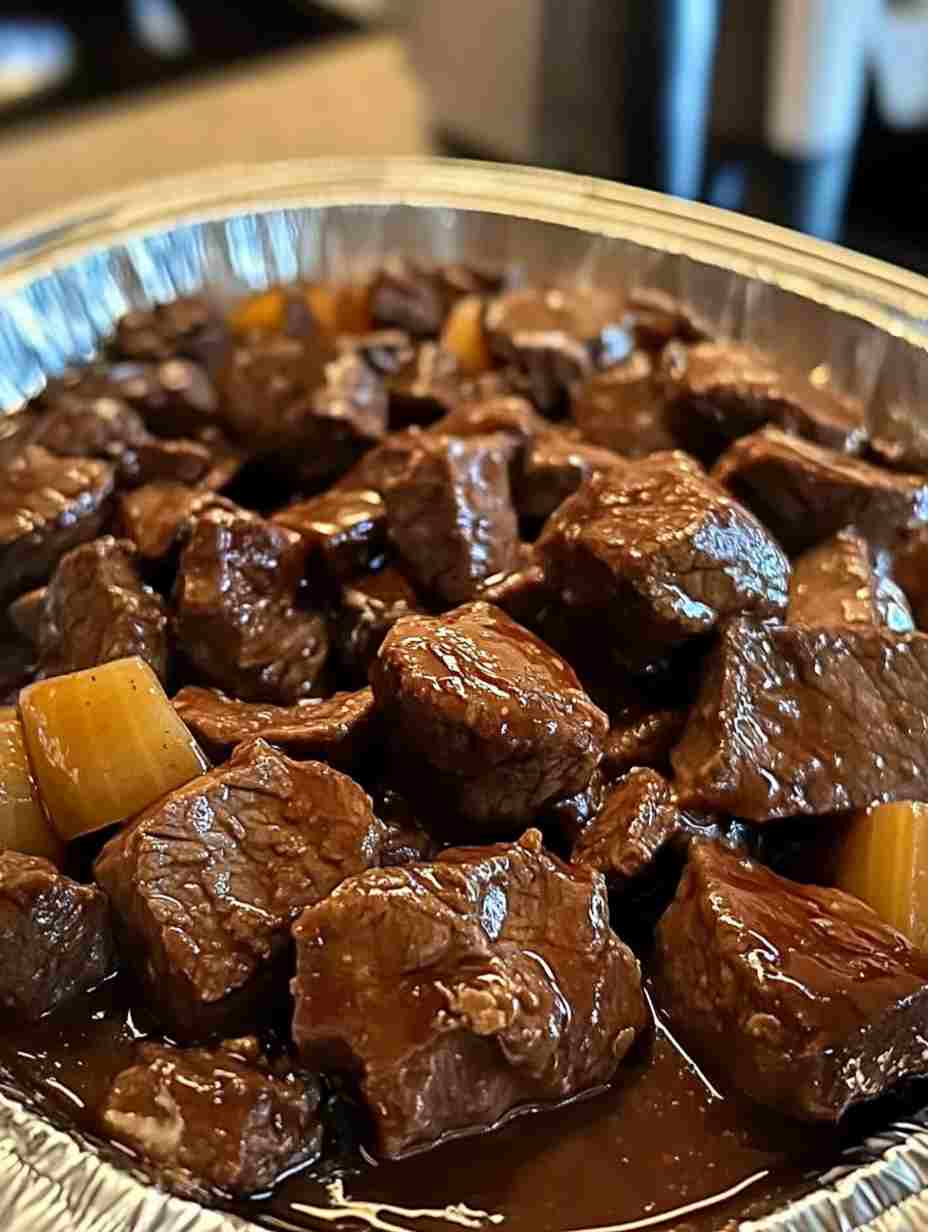 No Peek Beef Tips Over Rice Easy Comfort Dinner