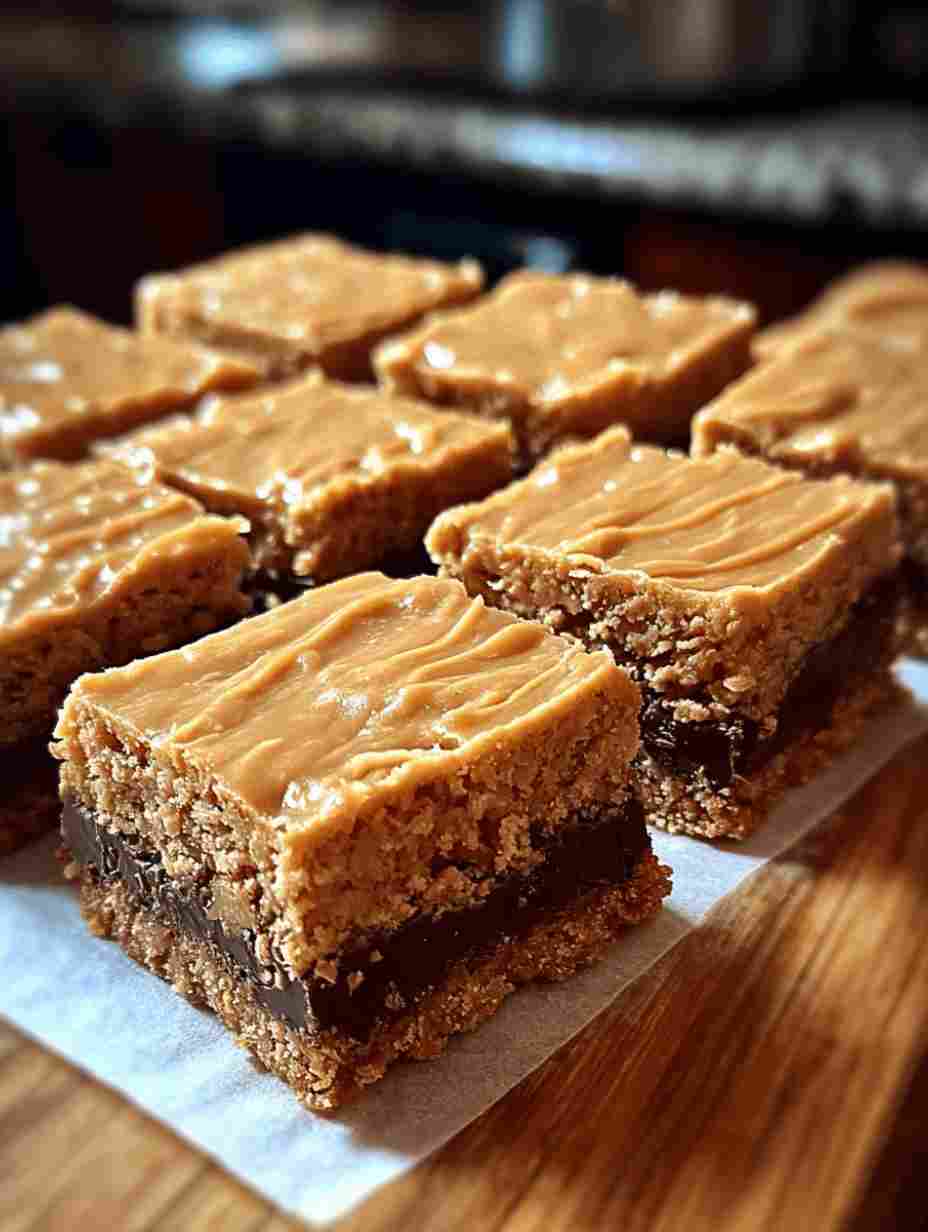 Peanut Butter Cookie Bars Easy Dessert Recipe