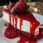 Red Velvet Strawberry Cheesecake Recipe