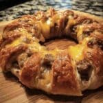 Sausage and Cheese Crescent Ring