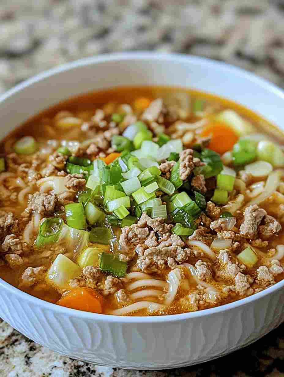 Savory Egg Roll Soup