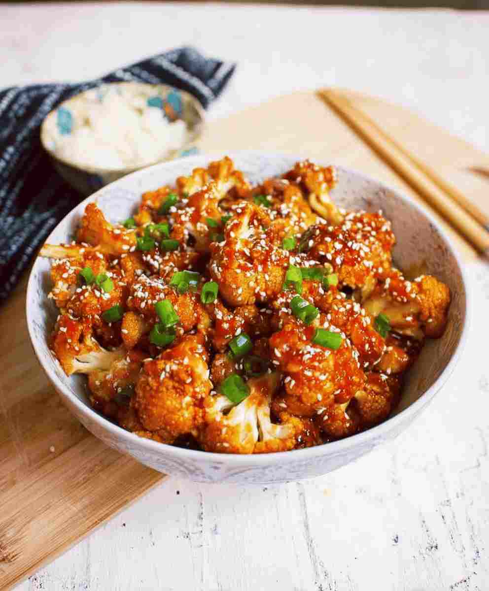 Sticky Sesame Cauliflower
