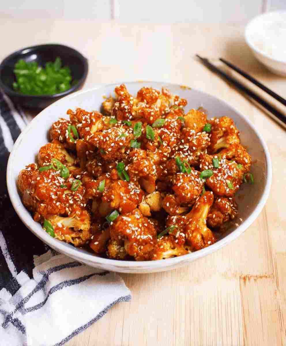 Sticky Sesame Cauliflower