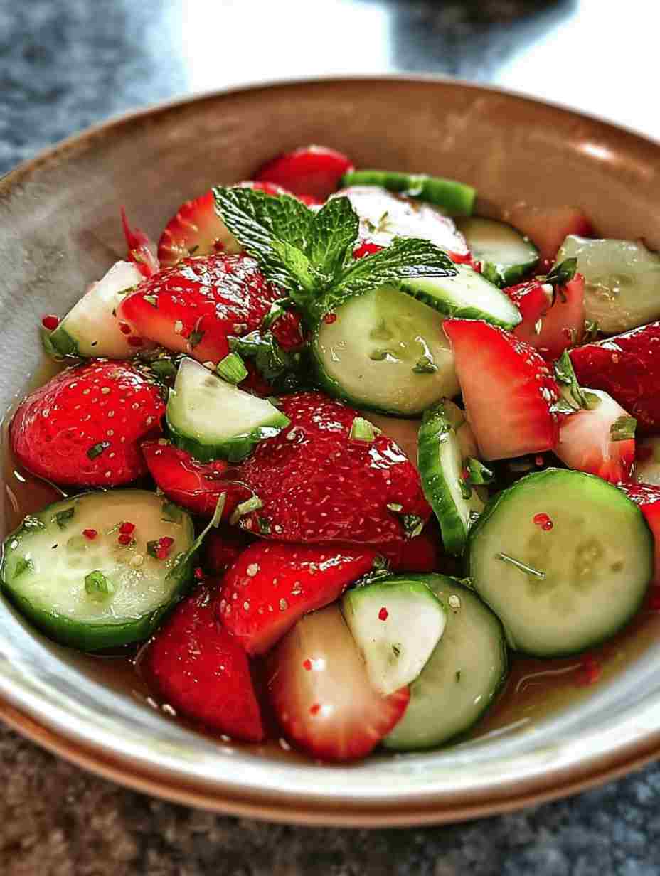 Strawberry Cucumber Salad Recipe