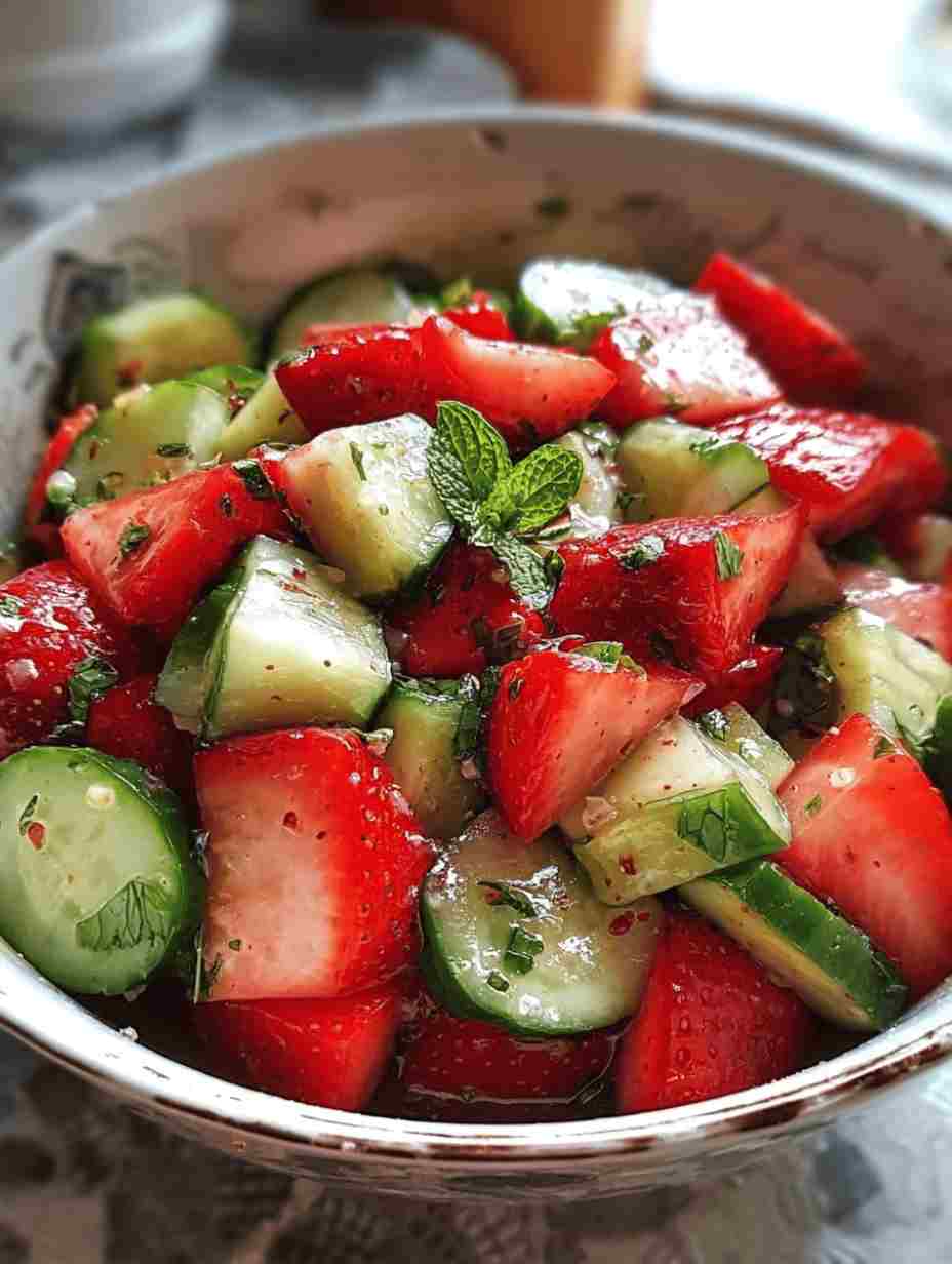 Strawberry Cucumber Salad Recipe