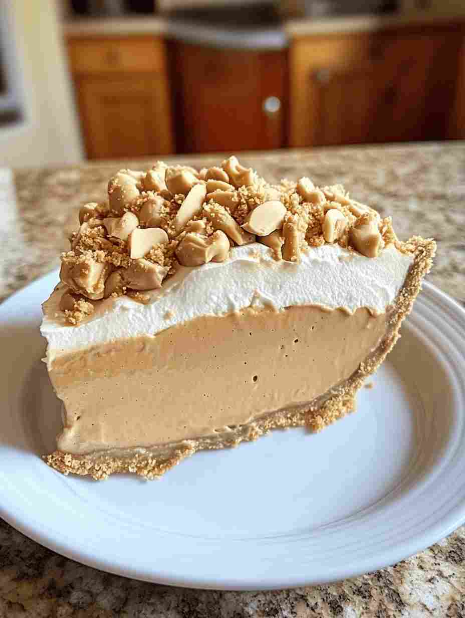 Amish Peanut Butter Cream Pie No Bake Dessert