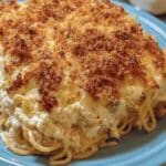 Baked Cream Cheese Spaghetti Casserole