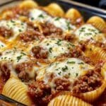 Creamy Ricotta Beef Stuffed Shells Pasta