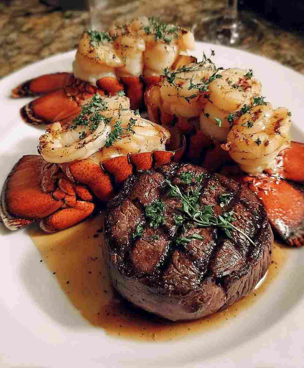 Surf and Turf Filet Mignon