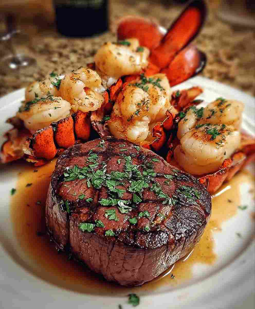 Surf and Turf Filet Mignon